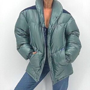 Colmar Vintage 80’s Goose Down Made In Italy Winter Snow Ski Puffer Jacket Coat